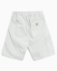 Шорты мужские Carhartt WIP Flint Short I030480 (Белые)